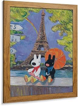 Amazon.co.jp: ダイヤモンドアート リサとガスパール 5D ビーズアート